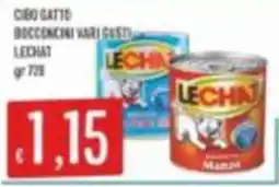 Mercadò Cibo gatto bocconcini vari gusti Lechat offerta