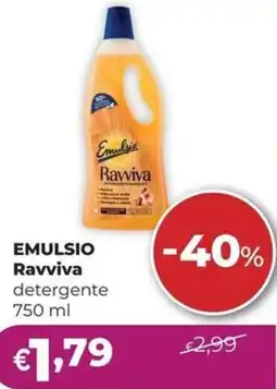La Saponeria Emulsio Ravviva detergente offerta