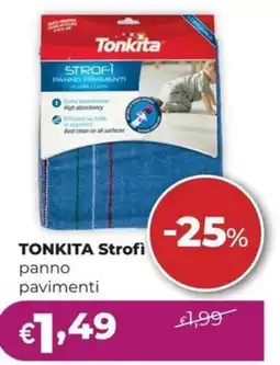 La Saponeria Tonkita Strofi panno pavimenti offerta