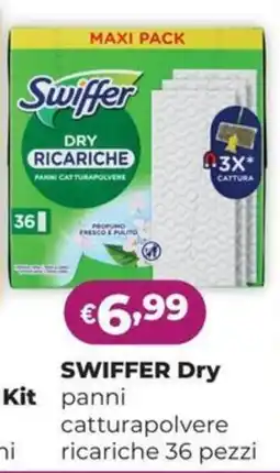 La Saponeria Swiffer Dry panni catturapolvere ricariche offerta