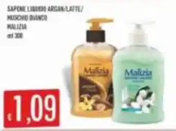 Mercadò Sapone liquido argan/latte/muschio bianco Malizia offerta