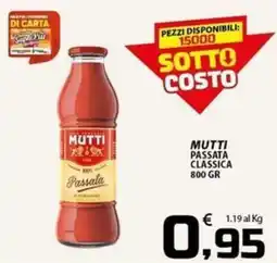 SpesaPiù Supermercati Mutti Passata Classica offerta