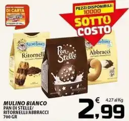 SpesaPiù Supermercati Mulino Bianco Pan di Stelle/Ritornelli/Abbracci offerta