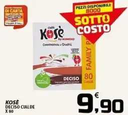 SpesaPiù Supermercati Caffè Kose Deciso Cialde offerta