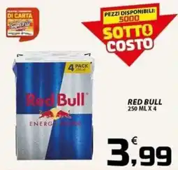 SpesaPiù Supermercati Red Bull Energy Drink offerta