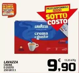 SpesaPiù Supermercati Lavazza crema e gusto offerta