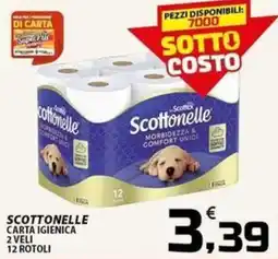 SpesaPiù Supermercati Scottonelle carta igienica offerta