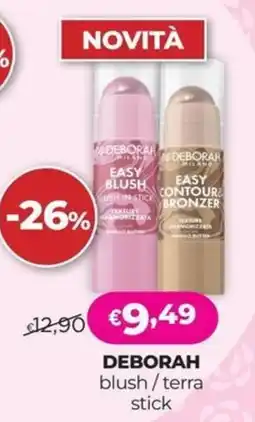 La Saponeria Deborah blush / terra stick offerta