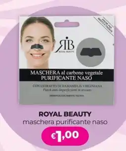 La Saponeria Royal Beauty maschera purificante naso offerta