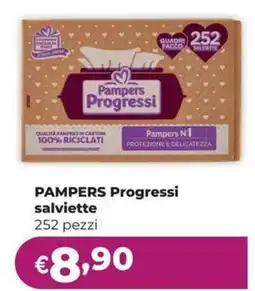 La Saponeria Pampers Progressi salviette offerta