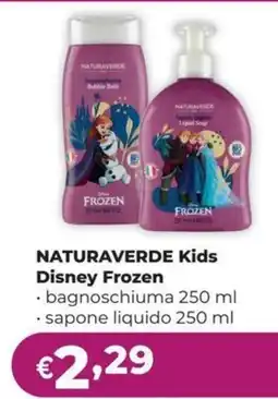 La Saponeria NATURAVERDE Kids Disney Frozen offerta