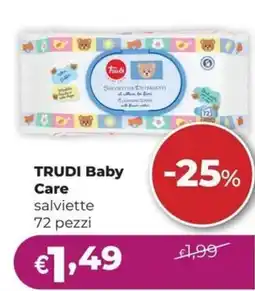 La Saponeria Trudi Baby Care salviette offerta
