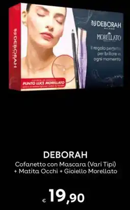 Idea bellezza Cofanetto con Mascara (Vari Tipi) + Matita Occhi + Gioiello Morellato offerta