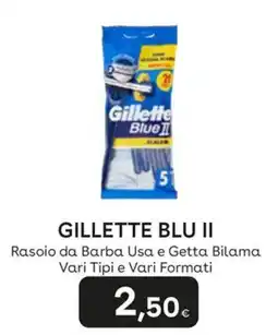 Idea bellezza Gillette Blu II Rasoio da Barba Usa e Getta Bilama offerta