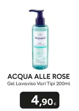 Idea bellezza Acqua alle Rose Gel Lavaviso Vari Tipi offerta