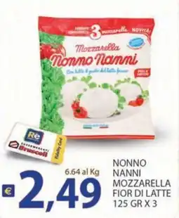 Supermercati Bruscoli Mozzarella Nonno Nanni offerta