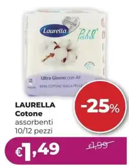 La Saponeria Laurella Cotone assorbenti offerta