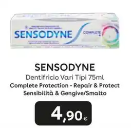 Idea bellezza Sensodyne Dentifricio Vari Tipi offerta