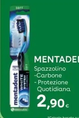 Idea bellezza Spazzolino Mentadent White Carbon offerta