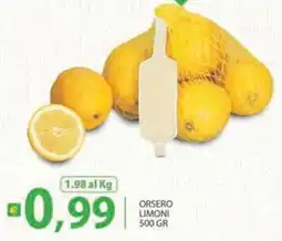 Supermercati Bruscoli Orsero limoni offerta