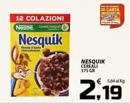 SpesaPiù Supermercati Nesquik cereali offerta