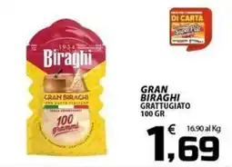 SpesaPiù Supermercati Gran Biraghi grattugiato offerta