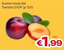 MAX Supermercati Susine rosse dal Trentino DOP offerta