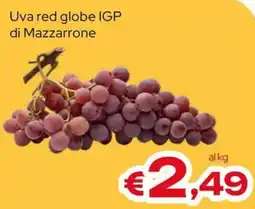MAX Supermercati Uva red globe IGP di Mazzarrone offerta
