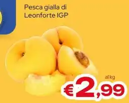 MAX Supermercati Pesca gialla di Leonforte IGP offerta