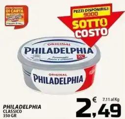 SpesaPiù Supermercati Philadelphia classico offerta