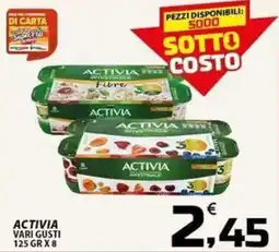 SpesaPiù Supermercati Activia vari gusti offerta