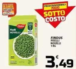 SpesaPiù Supermercati Findus Piselli Novelli offerta