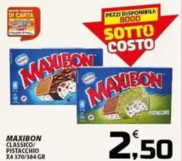 SpesaPiù Supermercati Maxibon classic offerta