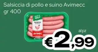 MAX Supermercati Salsiccia di pollo e suino Avimecc offerta