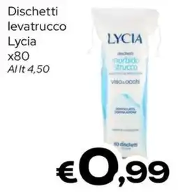 MAX Supermercati Dischetti levatrucco Lycia offerta