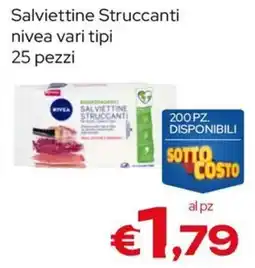MAX Supermercati Salviettine Struccanti nivea offerta