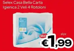 MAX Supermercati Selex Casa Bella Carta Igienica offerta