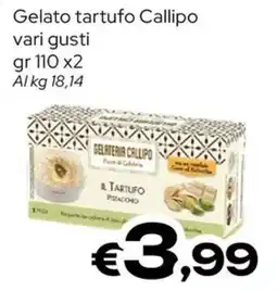 MAX Supermercati Gelato tartufo Callipo offerta