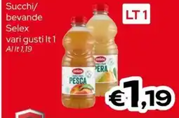 MAX Supermercati Succhi bevande Selex offerta