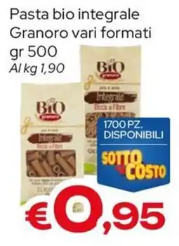 MAX Supermercati Pasta bio integrale Granoro offerta