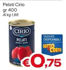MAX Supermercati Pelati Cirio offerta