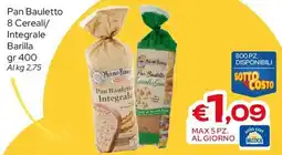 MAX Supermercati Pan Bauletto Integrale Barilla offerta