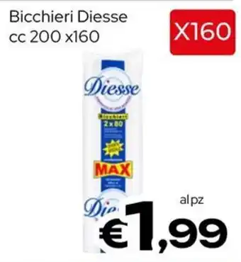 MAX Supermercati Bicchieri Diesse offerta