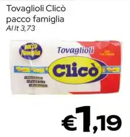 MAX Supermercati Tovaglioli Clicò offerta