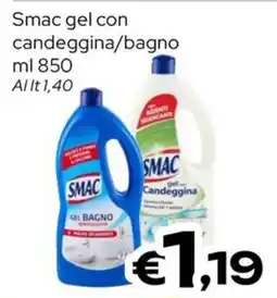 MAX Supermercati Smac gel con candeggina/bagno offerta