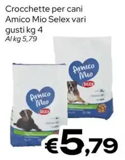 MAX Supermercati Crocchette per cani Amico Mio Selex offerta