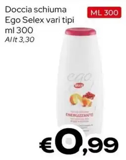 MAX Supermercati Doccia schiuma Ego Selex offerta