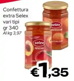 MAX Supermercati Confettura extra Selex offerta