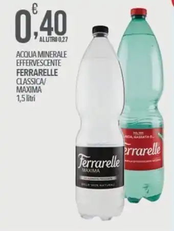 Acqua minerale effervescente Ferrarelle Maxima