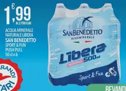 Iper Romagnolo Acqua minerale naturale libera San Benedetto offerta
